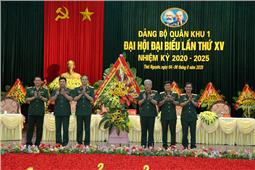 Khai mạc Đại hội đại biểu Đảng bộ Quân khu lần thứ XV nhiệm kỳ 2020-2025